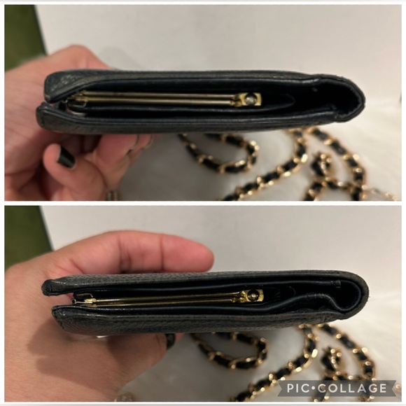 CHANEL Vintage Caviar Timeless ‘CC’ Wallet on Chain | # 2797727 - Picture 13 of 15